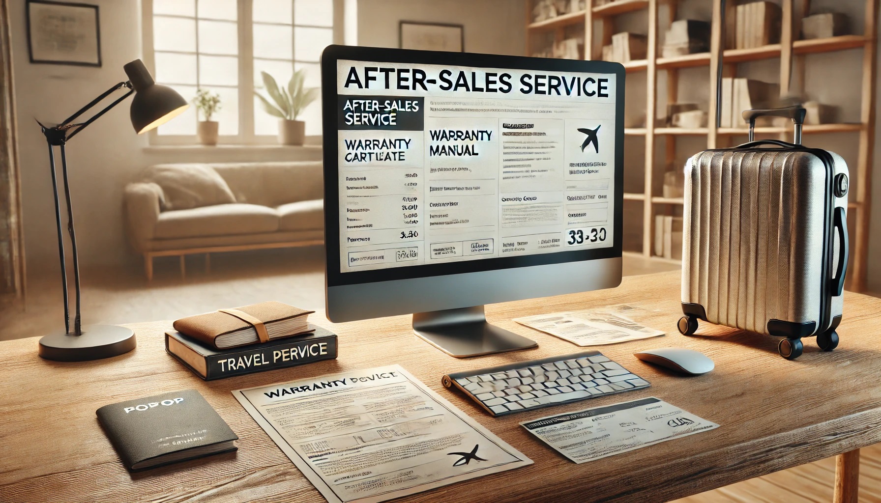 商品購入時の保証書、アスターサービス、サポート電話番号