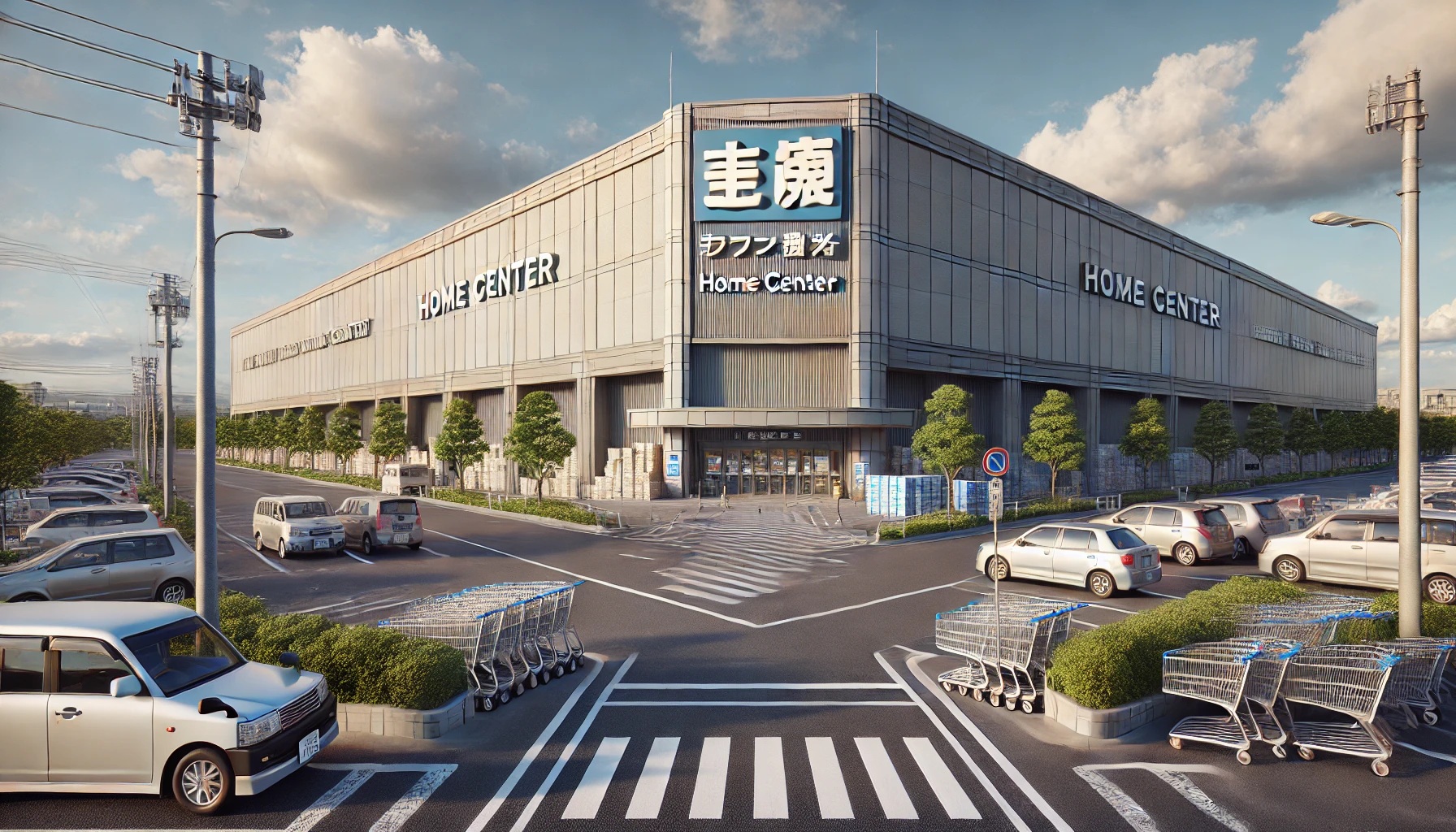 ホームセンターの外観