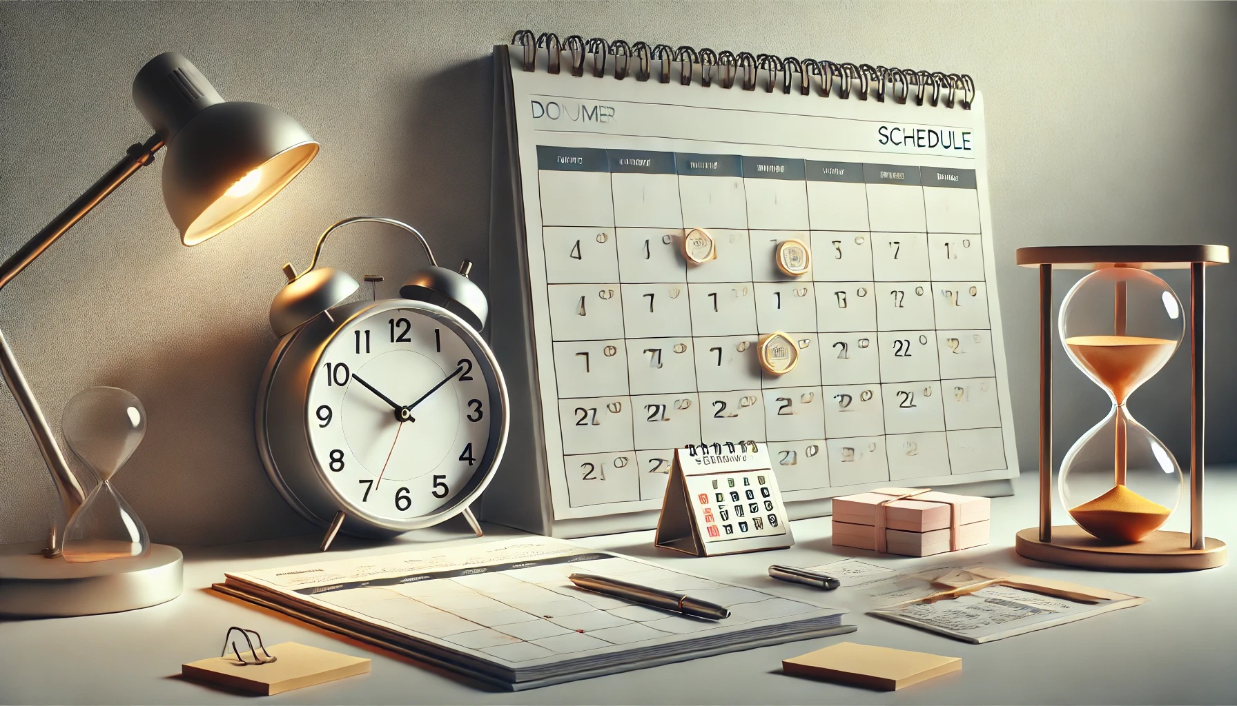 予定や時間、期間、カレンダー